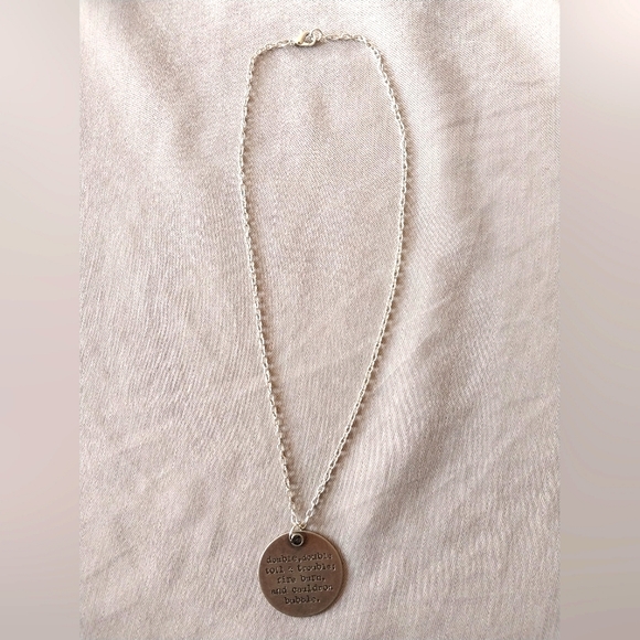 Goth Shakespeare "Macbeth" witches quote necklace - Picture 4 of 5